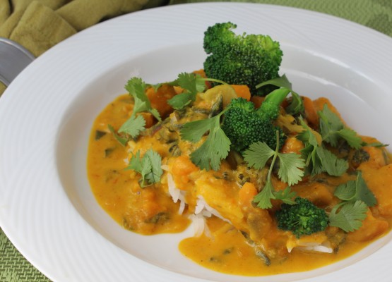 Pumpkin Curry with Broccoli - Jessica Black